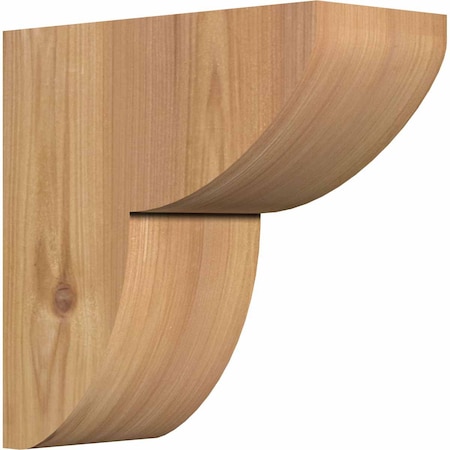 Ekena Millwork Crestline Smooth Corbel, Western Red Cedar, 3 1/2"W x 8"D x 8"H COR04X08X08CRE00SWR